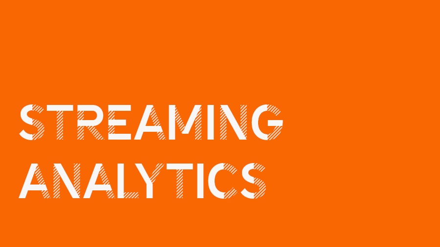 Streaming Analytics の動画