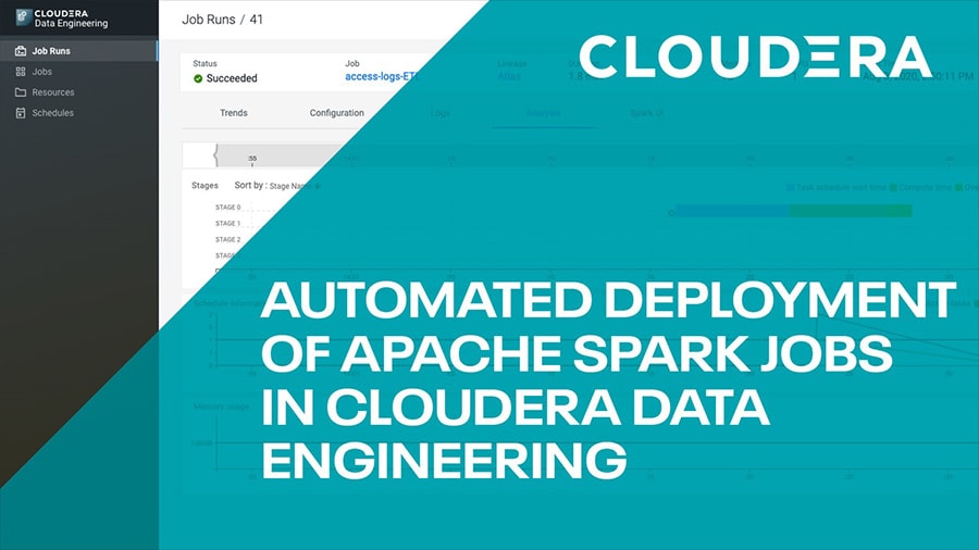 Cloudera Data Engineering における Apache Spark ジョブの自動展開