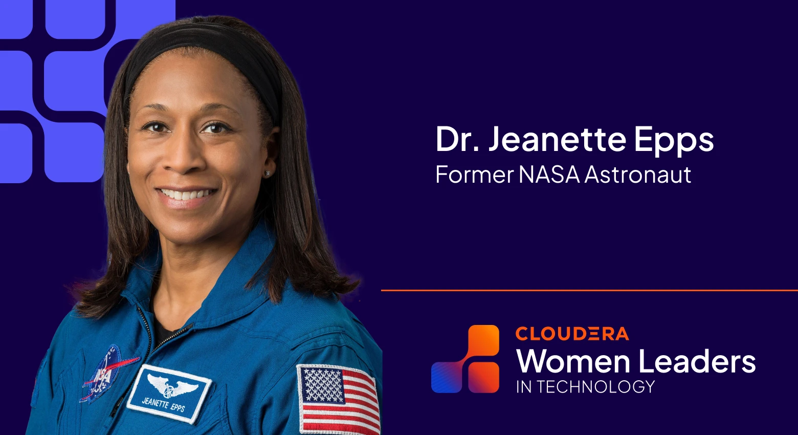 元 NASA の宇宙飛行士、Jeanette Epps 博士は何を語るのでしょうか。
