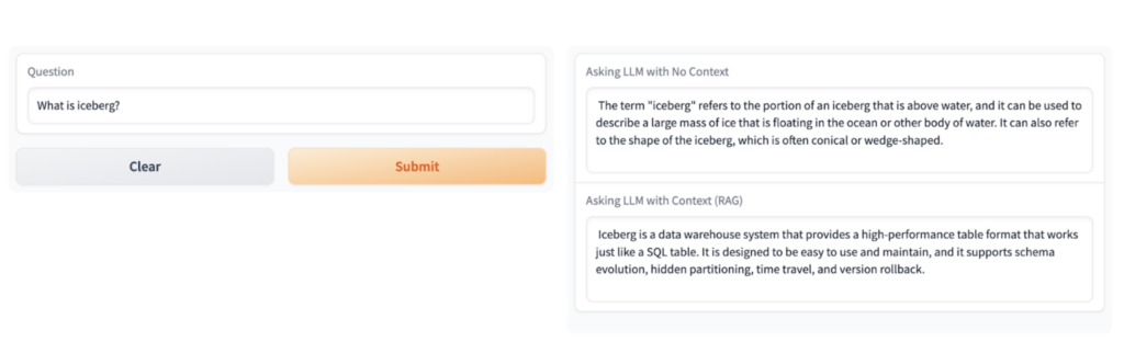 Application in CML that produces two different answers