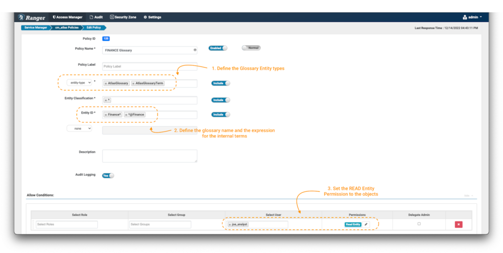 画像 19 - 用語集制御ポリシー