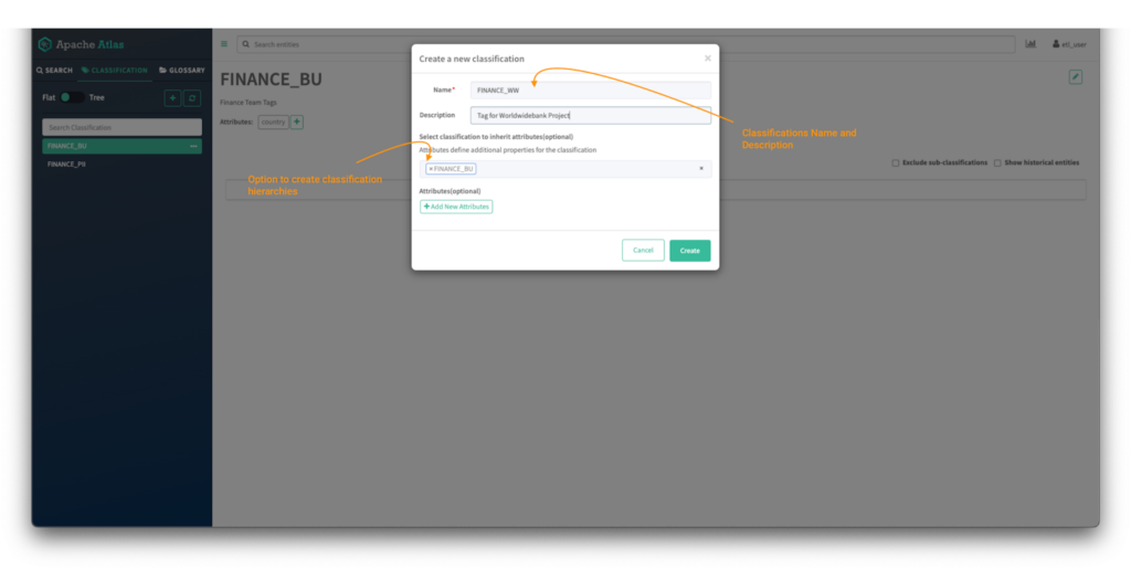 画像5 – Atlas分類作成タブ