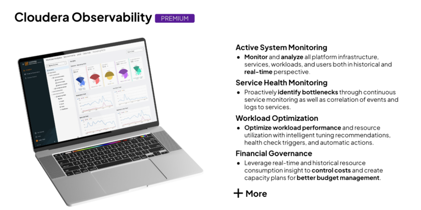 画像: Cloudera Observability の機能