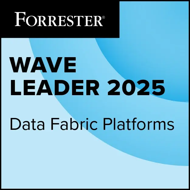 『2025年版 Forrester Wave Leader のデータ・ファブリックプラットフォーム』の画像